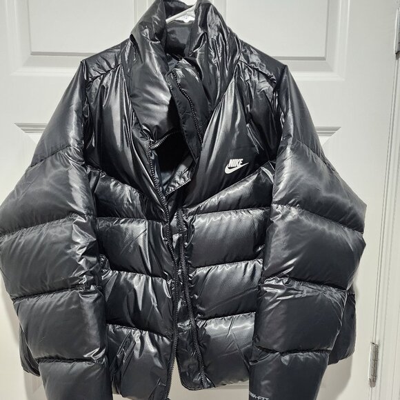 NWT - Black Nike Puffy COAT!  Size XXL - Picture 1 of 10